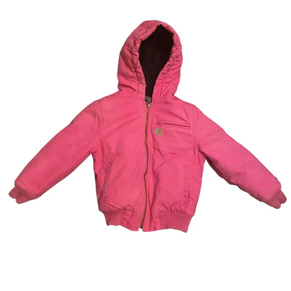 Carhartt Pink Coat Girls Size 6 XS - Picture 1 of 7